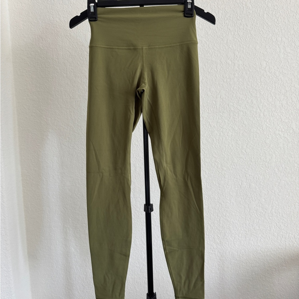 Lululemon Athletica Olive Green Align Leggings 31”